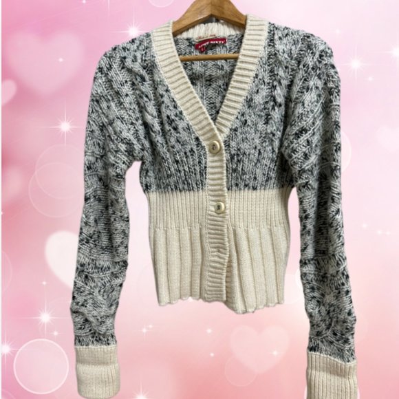 Miss Sixty Sweaters - sold @ ebay ~ Miss Sixty Cardigan Sweater Wool & Mohair - Made in Italy